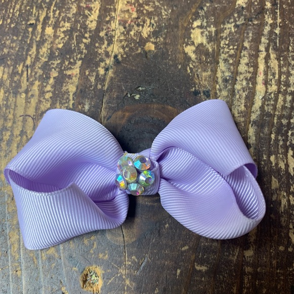 Toddler Girls 24 Month Sarah Taylor Original Lilac Purple Pageant Dress & Bow - Picture 4 of 7